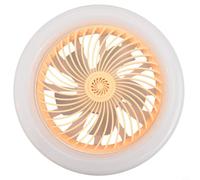 Ventilador de para techo para compacto con Aspas Retráctiles Ocultas(B) | Acabado minimalista, plástico , aspas transparentes, para ideal para decoración moderna