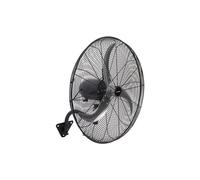 Cofan Ventilador de Pared Industrial con 3 Velocidades Ø65 cm, Motor Potente 200 W, Oscilante, 3 Aspas de Aluminio de Alto Rendimiento, Color Negro