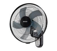 SOGO Ventilador De Pared 16" Con Mando A Distancia - Alta Potencia Bajo Ruido Para Dormitorio - Oscilante Con Temporizador - Ventilador De Pared Con Aire Direccionable