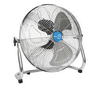 Ventilador De Pedestal/Ventilador De Piso - Ventilador Industrial Con 4 Velocidades, Ventilador Comercial, Ventilador De Pie Para Gimnasio - 3 Aspas, Ventilador De Piso De Alta Velocidad, Negro, 18 P
