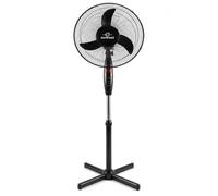 Ventilador de pie 40 cm, 50 W, oscilante de 3 velocidades, silencioso | Este potente ventilador de pie de 50 W ofrece una ventilación silenciosa y ajustable con una oscilación de 120 grados