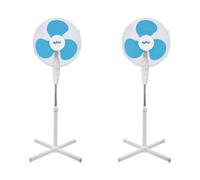 VENTILADOR DE PIE AVANT 16" 45W 40CM - 2 UDS EN CAJA 3 VELOCIDADES FUNCIÓN MOVIMIENTO OSCILANTE Y CABEZAL INCLINABLE- PRIMERA CALIDAD GARANTIZADA