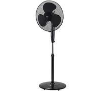 Ventilador de pie con base circular negro potencia: 45w aspas: ø40cm