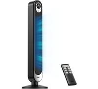 Ventilador de pie - Enfría espacios - Diseño silencioso - 106 cm de altura - Color negro