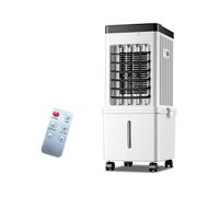 Ventilador de Pie Enfriante Tres ajustes de Velocidad del Viento, depósito de Agua de 15 Litros, función de Temporizador para Hogar Oficina