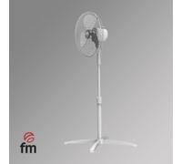 Ventilador de pie FM PX403 40 cm Ø 3 niveles potencia Color blanco - Ventiladores
