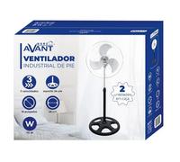 Ventilador de pie industrial 18pulgadas 70W - 45CM - Regulable Ventilador Silencioso ,Oscilante con 3 velocidades 2UDS EN CAJA - REJILLA PLATA o Rejilla negra a elegir