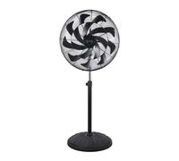 Ventilador de pie industrial centurion fabrilamp negro, 300w, 16 aspas