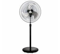 Ventilador de Pie Industrial OSO 80W Potente y Silencioso, 3 Velocidades, Altura Regulable 130 cm, Oscilante, Base Pesada Estable, 3 Aspas Resistentes, Ventilador para Hogar, Oficina, Taller y Terraza