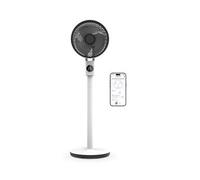 Ventilador circulador de aire de pie Meaco MeacoFan Sefte 10 PRO, con batería y app, silencioso, portátil, 12 velocidades, oscilación automática, blanco - Nuevo