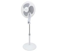 Ventilador de Pie Melchioni Family MF1639B 40 cm, 3 Velocidades, Oscilación y Altura Ajustable, Blanco