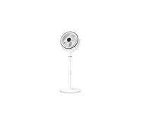 Abrila-ventilador de pie chorlito blanco 40w - oscilación 3d - 6 velo