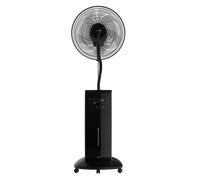EVVO Ventilador Nebulizador de Agua y Pie Potente - Ventilador con Agua y Bruma Fina, 3 Modos Inteligentes, Velocidad Ajustable, Oscilación Automática y Temporizador. Humidificador Silencioso (VN900)