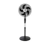 Ventilador de pie - Orbegozo SF0149, 40 cm, 5 aspas, 3 niveles, Oscilante, Negro