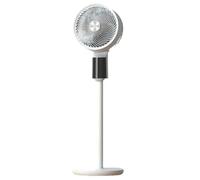 Ventilador de pie silencioso con mando a distancia, altura regulable, motor DC con 12 velocidades, oscilación 3D, temporizador de suelo, para casa y oficina, 24 dB