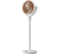 Ventilador de pie SwitchBot con circulación de aire e iluminación RGB, color: blanco