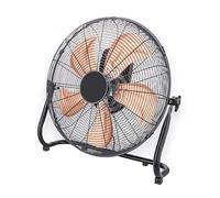 Ventilador de piso de tambor resistente, inclinación ajustable de 4 velocidades, potente refrigeración para el hogar, garaje, taller, ventilación de espacios pequeños y circulación de aire