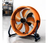 Ventilador de Piso Industrial de Tambor 3 Velocidades Metal 20in Inclinable(16in)
