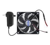 Ventilador de refrigeración de ventilación: de ventilador de escape de ventana de 12 pulgadas con protector de malla doble, herramienta de ventilación de flujo de aire multiusos | Gallineros C