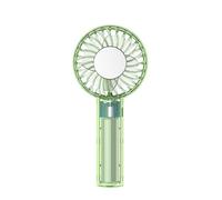 Ventilador de refrigeración inalámbrico con placa frontal, compañero de flujo de aire portátil para viajes, viajes, camping, alivio del calor aire, ventilador de refrigeración portátil, placa