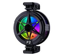 Ventilador de refrigeración para teléfono móvil con luces incorporadas | Refrigerador para teléfono móvil para, escuela, oficina, gimnasio, juegos móviles, transmisión en vivo, series de TV