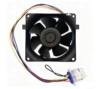 Ventilador de refrigeración robusto 8038 para refrigeradores RV | Funcionamiento silencioso, flujo de aire optimizado, ideal para espacios reducidos, voltaje de 13,6 V