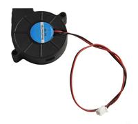 Ventilador de refrigeración silencioso de 6500 RPM para disipación del | Se adapta a extremos calientes, potencia de 12 V, diseño radial, fácil de instalar, acabado negro