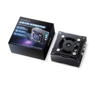 Ventilador de refrigeración y curado UV 2 en 1, 10.000 rpm, luz UV de 3 W, disipación de calor, reparación del sistema de escape, control de 3 pasos, color azul