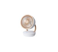 Ventilador de sobremesa metal color blanco serie ruiseñor 25cm