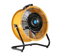Ventilador De Suelo, Ventilador Oscilante Industrial De Alta Resistencia, 3 Velocidades, Tambor Metálico De Alta Velocidad Para Refrigeración De Almacenes, Talleres Y Garajes, 45 Cm/18 Pulgadas.