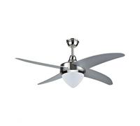 Ventilador De Techo 60W Lámpara LED 15W 3in1 con Control Remoto V-tac VT-6043-4