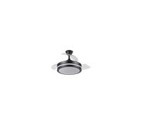 Ventilador de Techo Abrila Esparta Peque Negro 3 aspas retractiles 72 cm