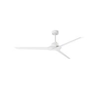 Mantra Ventilador de techo Brisa Mini — blanco, LED 20W, IP44, CC, silencioso, Ø 150 cm, CCT