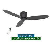 Ventilador De Techo Casafan 311284 Eco Plano Ii 112cm Negro