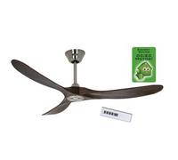 Ventilador De Techo Casafan 315215 Eco Genuino 152 Madera Maciza Nogal/cromo Satinado