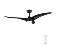 Cecotec Ventilador de techo EnergySilence Aero 5295 Black – Motor DC 40W, LED 15W, 54" y temporizador