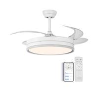 Ventilador de techo con aspas ocultas y wifi | universalblue