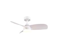 Ventilador de techo con fuente de luz motor dc helsinki blanco 90 cm