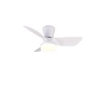 Ventilador de techo con fuente de luz motor dc randers blanco 76 cm