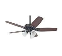 Ventilador De Techo Con Iluminación Builder Plus Bronce Ventilador Luz 132 Cm