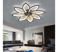 Ventilador de techo con luz - 72W - Regulable - - Diseño moderno - Ideal para salón y dormitorio