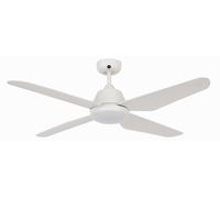 Ventilador de techo con luz ac 47w con mando ø122 cm aria lucci air blanco luz cálida 4 aspas| 3 velocidades| recomendado de 20 a 40m²