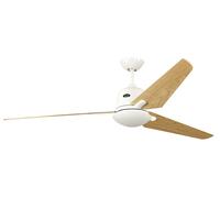 Ventilador De Techo Con Luz CasaFan Eco Aviatos 162 Cm Blanco & Ahorn