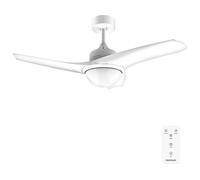 Ventilador de techo con luz - Cecotec EnergySilence Aero 460, 49 W, 3 Velocidade