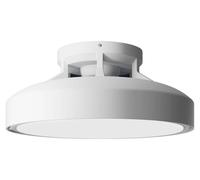 Ventilador de techo con luz, diseño sin aspas, control inteligente, BLANCO