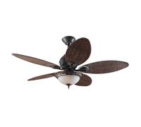 Ventilador De Techo Con Luz Hunter Caribbean Breeze 137 Cm Marrón Bronce