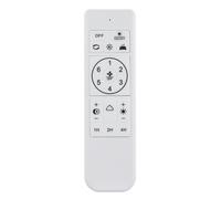 Ventilador de techo con luz silencioso dc 18w con mando ø45 cm carney globo negro luz cct sin aspas| 6 velocidades| recomendado de 13 a 20m²