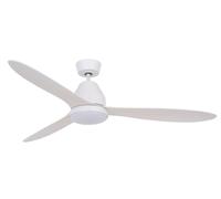 Ventilador de techo con luz silencioso dc 35w con mando ø142 cm whitehaven lucci air blanco luz cálida 3 aspas| 6 velocidades| recomendado de 20 a 40m²