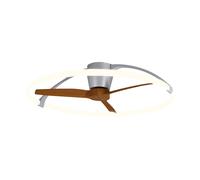 Ventilador de techo con luz silencioso dc 35w con mando wifi/app ø104.2 cm nepal mantra marrón luz cct 8 velocidades| modo verano/invierno| brisa| recomendado de 20 a 40m²
