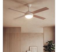 Ventilador de Techo con luz Silencioso DC aspas de madera Navy Evo [EEK: F]